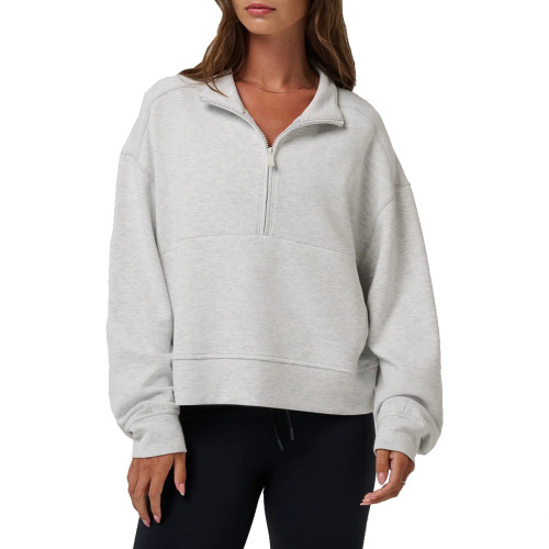 TravisMathew Women's Skyloft Soft Half Zip 2.0 Jacket - Maple Hill